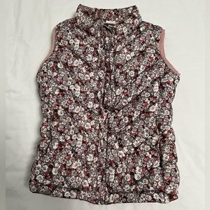 Gap Kids floral puffer vest